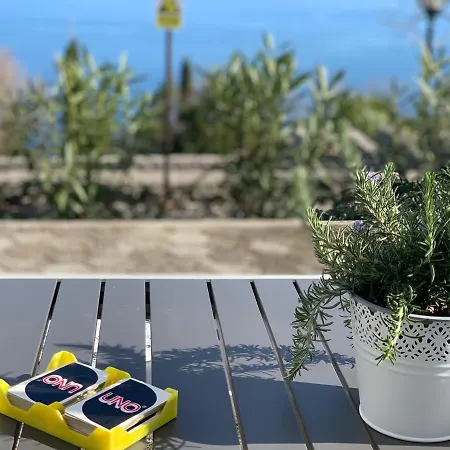 Near The Beach, With Terraces And Seaview At House B.
